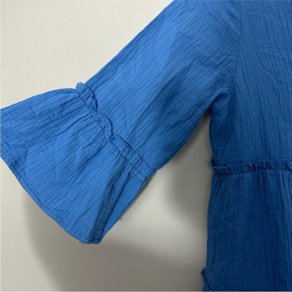 BTFL-life Blue Angel Gauze Tier Dress - Picture 10 of 12
